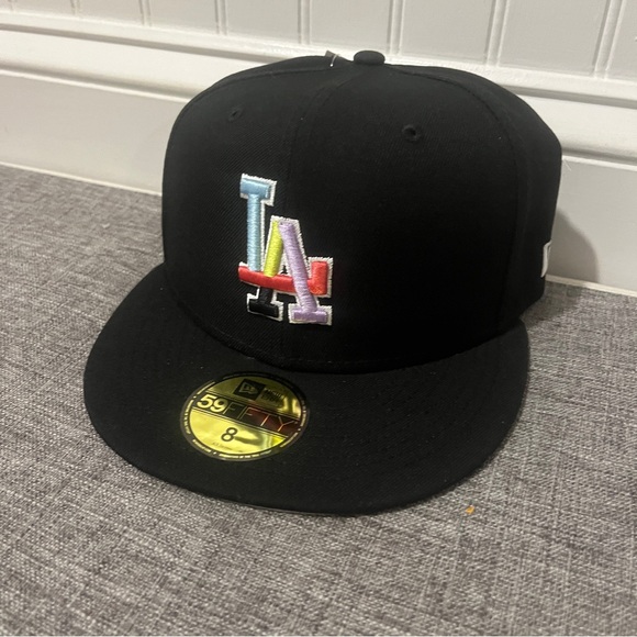 Los Angeles Dodgers MLB NE 1988 World Series Color Pack Multi Fitted Sz 8 - Picture 2 of 7